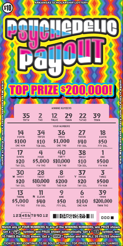 Psychedelic Payout - Game No. 846 - Uncovered Psychedelic Payout - Game No. 846